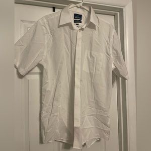 White dress shirt button down